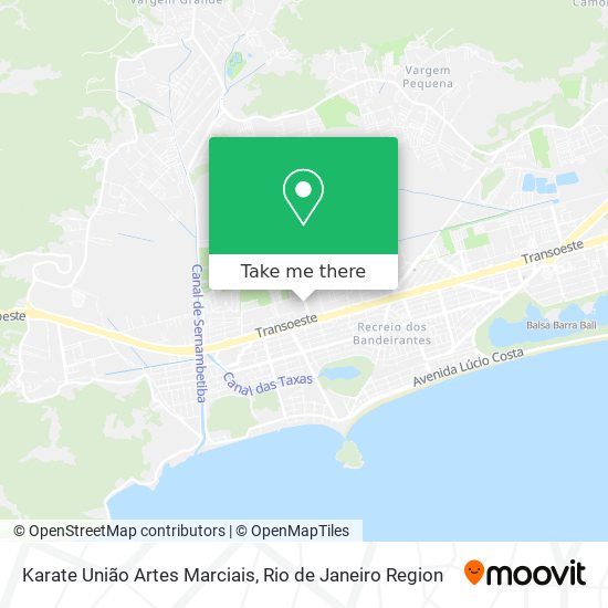 Mapa Karate União Artes Marciais