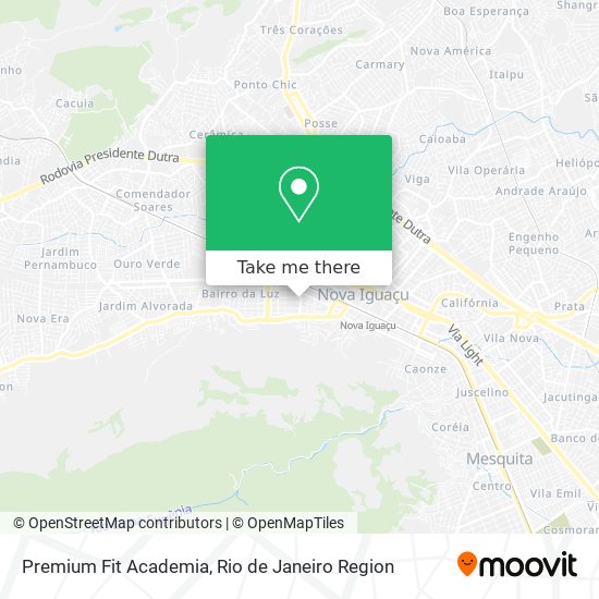 Premium Fit Academia map