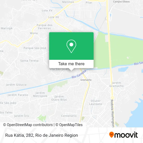 Rua Kátia, 282 map