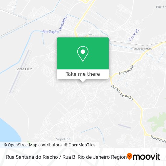 Rua Santana do Riacho / Rua B map