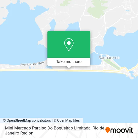 Mini Mercado Paraiso Do Boqueirao Limitada map