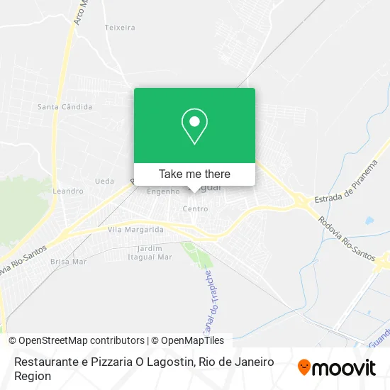 Restaurante e Pizzaria O Lagostin map