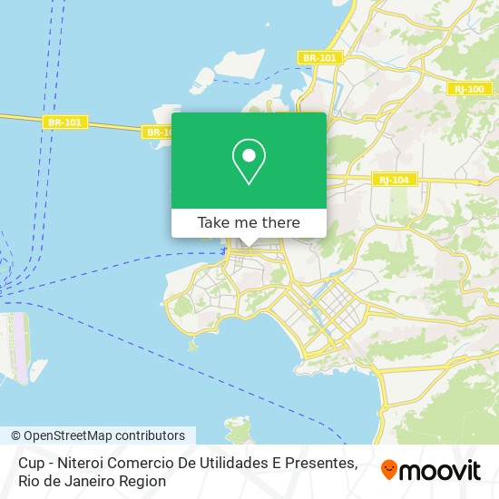 Mapa Cup - Niteroi Comercio De Utilidades E Presentes