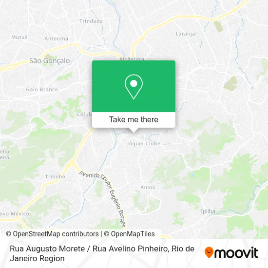 Rua Augusto Morete / Rua Avelino Pinheiro map