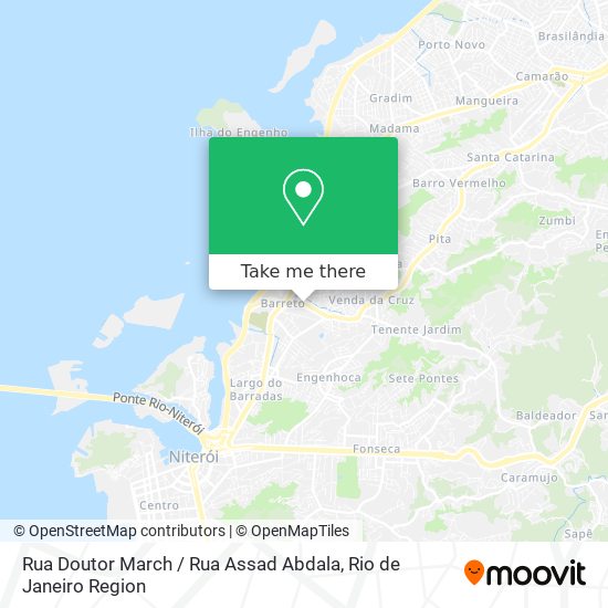 Mapa Rua Doutor March / Rua Assad Abdala