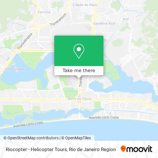 Riocopter - Helicopter Tours map