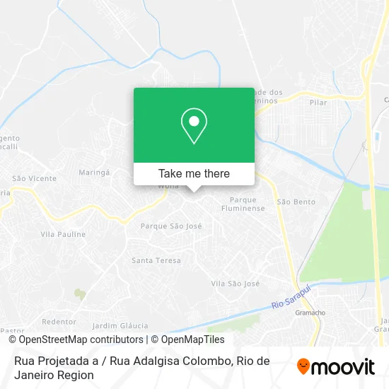 Rua Projetada a / Rua Adalgisa Colombo map