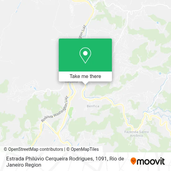 Estrada Philúvio Cerqueira Rodrigues, 1091 map