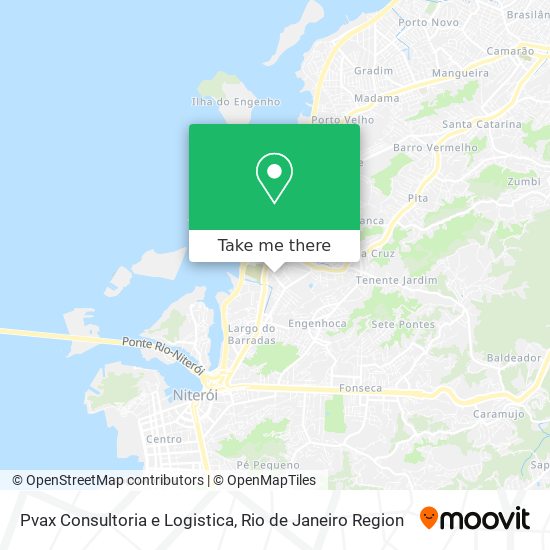 Pvax Consultoria e Logistica map