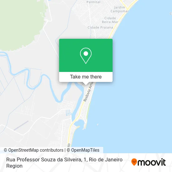Rua Professor Souza da Silveira, 1 map