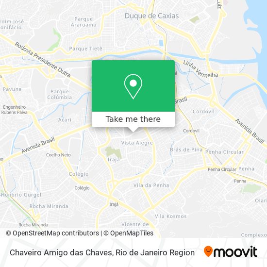 Chaveiro Amigo das Chaves map