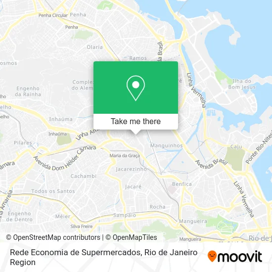 Rede Economia de Supermercados map