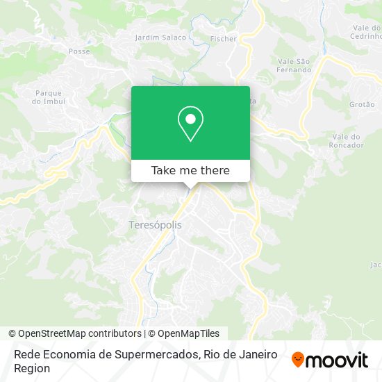Rede Economia de Supermercados map