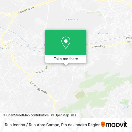 Rua Iconha / Rua Abre Campo map