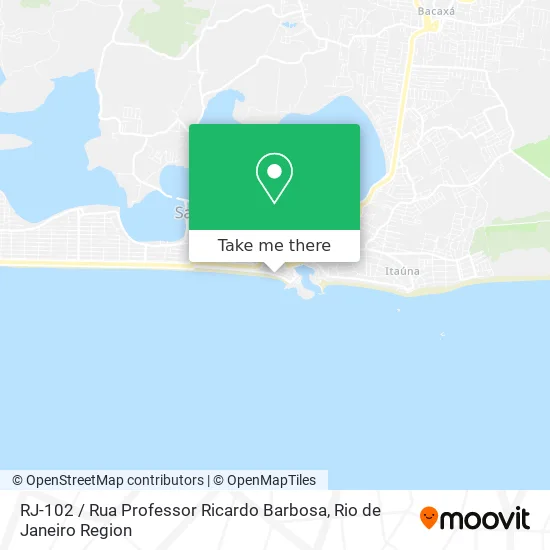 RJ-102 / Rua Professor Ricardo Barbosa map