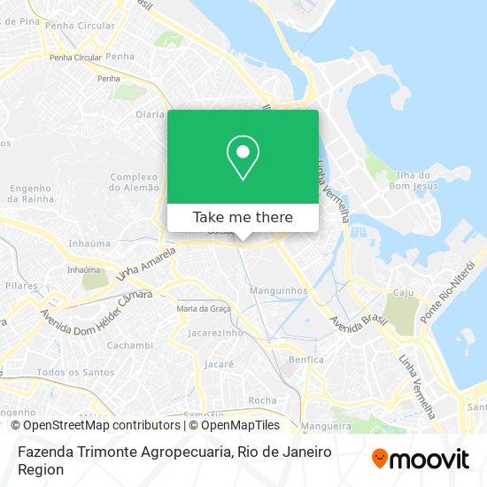 Fazenda Trimonte Agropecuaria map