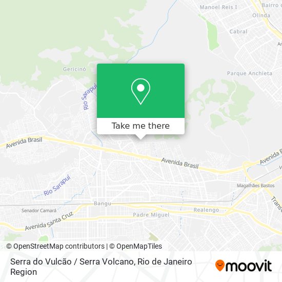 Serra do Vulcão / Serra Volcano map