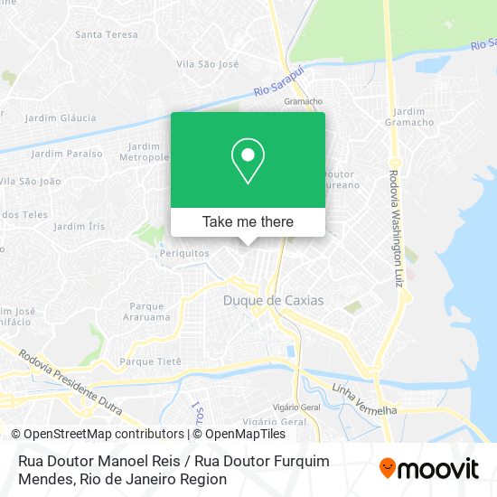 Mapa Rua Doutor Manoel Reis / Rua Doutor Furquim Mendes