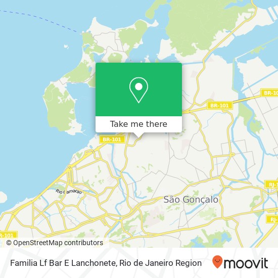 Mapa Familia Lf Bar E Lanchonete