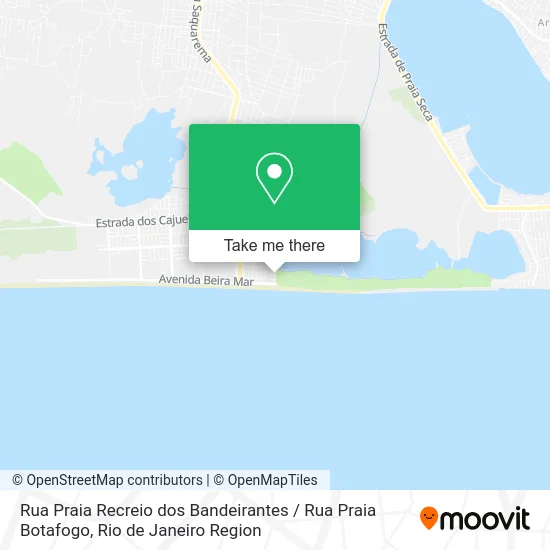 Rua Praia Recreio dos Bandeirantes / Rua Praia Botafogo map