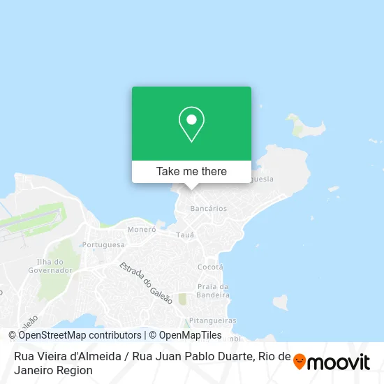 Rua Vieira d'Almeida / Rua Juan Pablo Duarte map