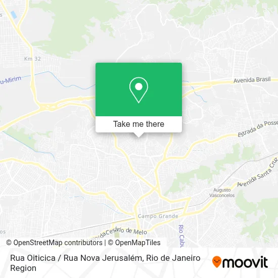 Rua Oiticica / Rua Nova Jerusalém map