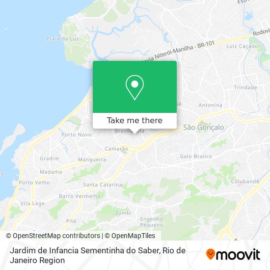 Jardim de Infancia Sementinha do Saber map