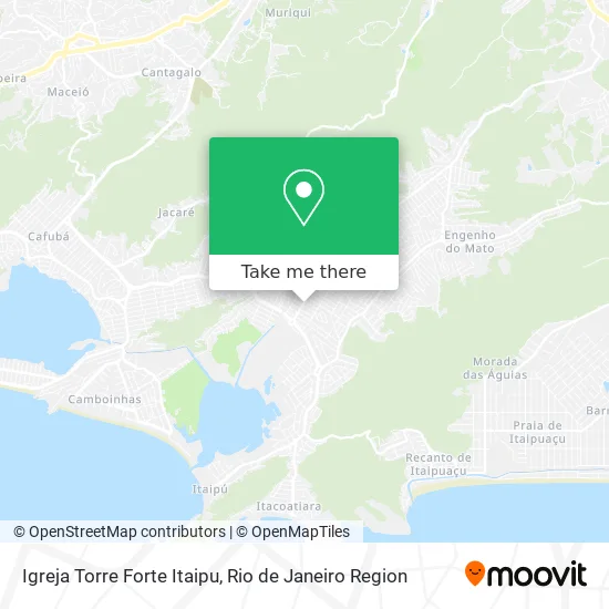 Igreja Torre Forte Itaipu map