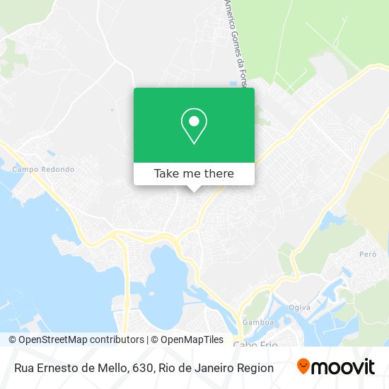 Mapa Rua Ernesto de Mello, 630