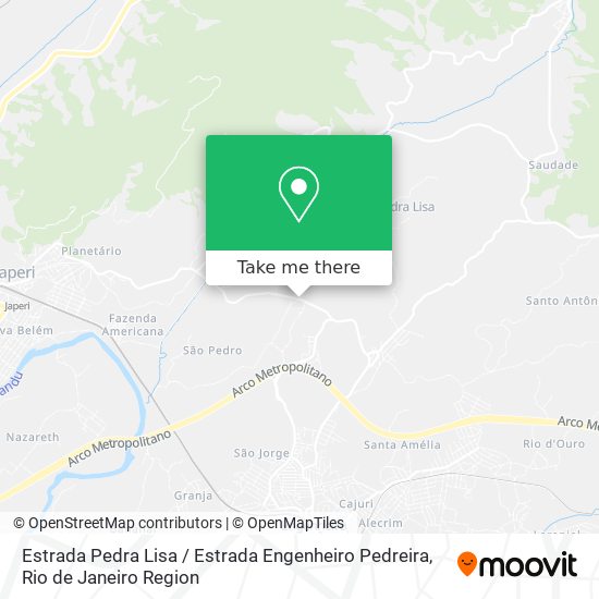 Estrada Pedra Lisa / Estrada Engenheiro Pedreira map