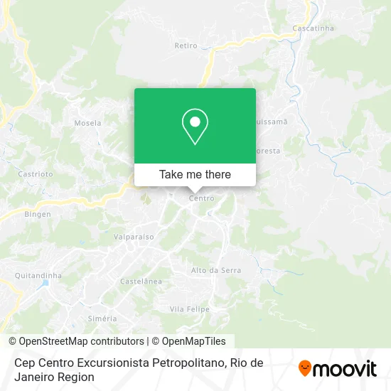 Cep Centro Excursionista Petropolitano map