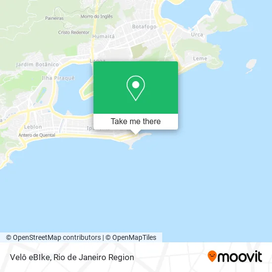 Velô eBIke map