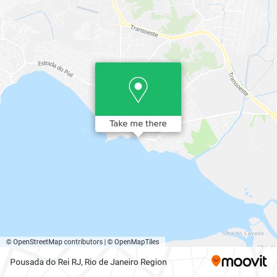 Pousada do Rei RJ map