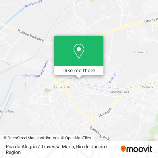 Mapa Rua da Alegria / Travessa Maria