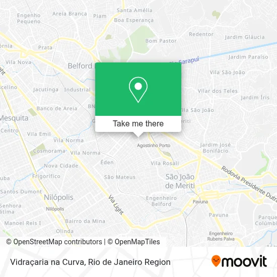 Vidraçaria na Curva map