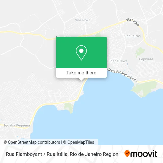 Rua Flamboyant / Rua Itália map