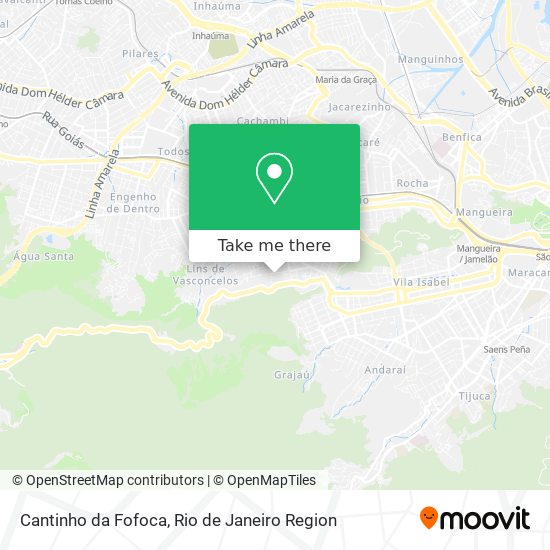 Cantinho da Fofoca map