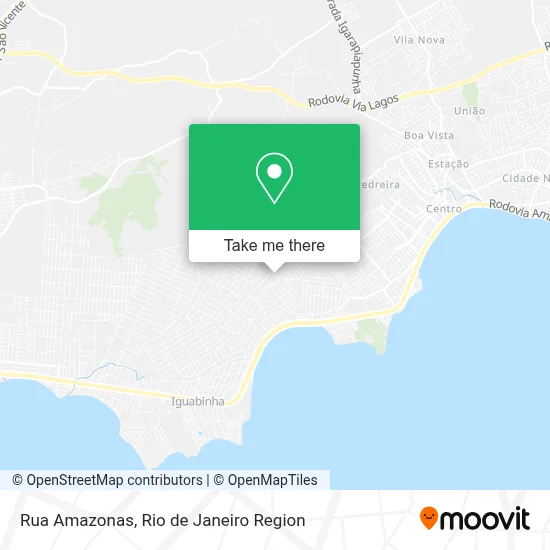 Rua Amazonas map