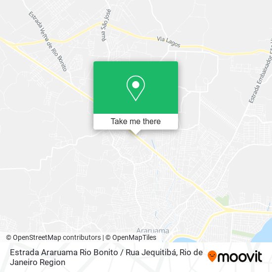 Estrada Araruama Rio Bonito / Rua Jequitibá map