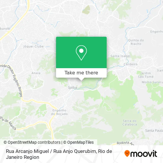 Rua Arcanjo Miguel / Rua Anjo Querubim map