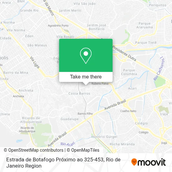 Estrada de Botafogo Próximo ao 325-453 map