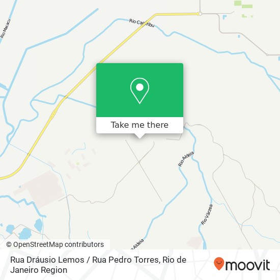 Mapa Rua Dráusio Lemos / Rua Pedro Torres