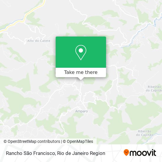 Rancho São Francisco map