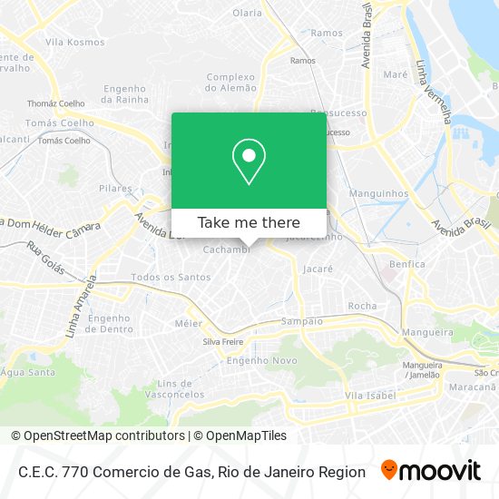 C.E.C. 770 Comercio de Gas map