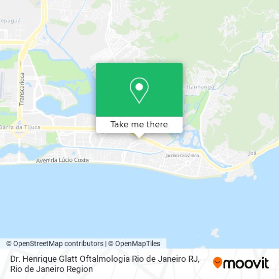 Dr. Henrique Glatt Oftalmologia Rio de Janeiro RJ map