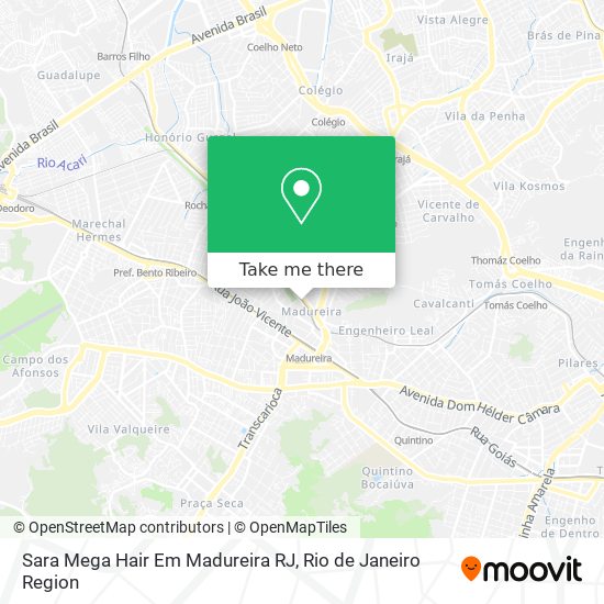Sara Mega Hair Em Madureira RJ map