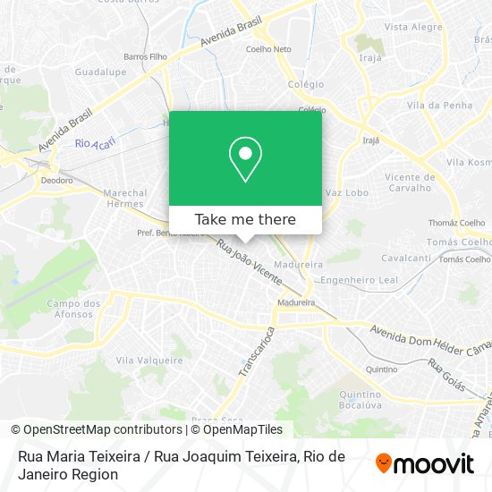 Rua Maria Teixeira / Rua Joaquim Teixeira map