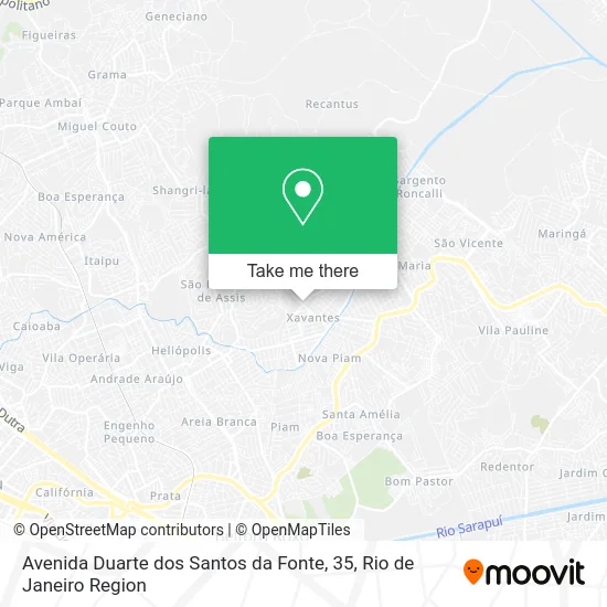 Avenida Duarte dos Santos da Fonte, 35 map