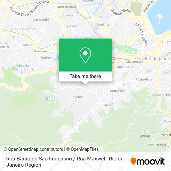 Rua Barão de São Francisco / Rua Maxwell map