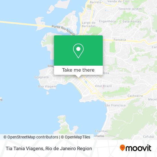 Mapa Tia Tania Viagens